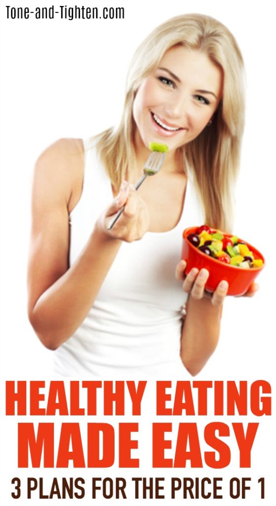 Healthy Eating Made Easy! Three great plans for one ridiculously low price!